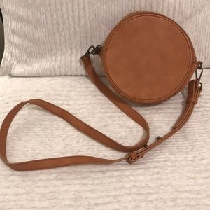 Tan Round Purse